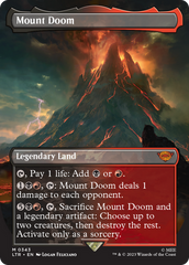 Mount Doom (Borderless Alternate Art) [The Lord of the Rings: Tales of Middle-Earth] | Clutch Gaming