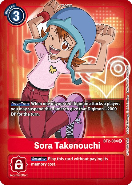 Sora Takenouchi [BT2-084] (Official Tournament Pack Vol.3) [Release Special Booster Promos] | Clutch Gaming