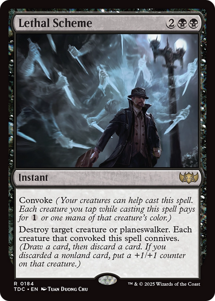 Lethal Scheme [Tarkir: Dragonstorm Commander] | Clutch Gaming