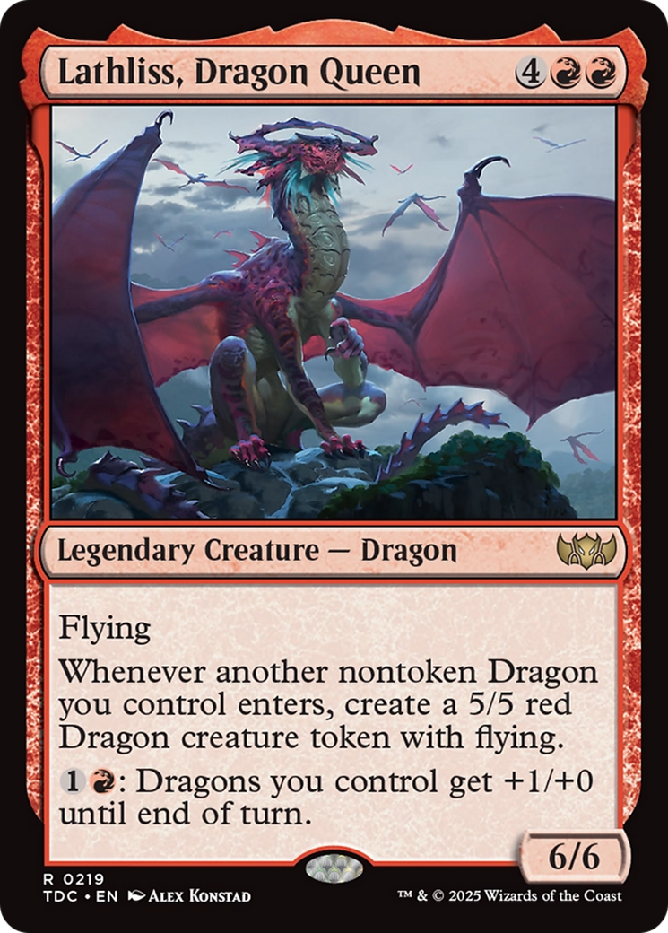 Lathliss, Dragon Queen [Tarkir: Dragonstorm Commander] | Clutch Gaming
