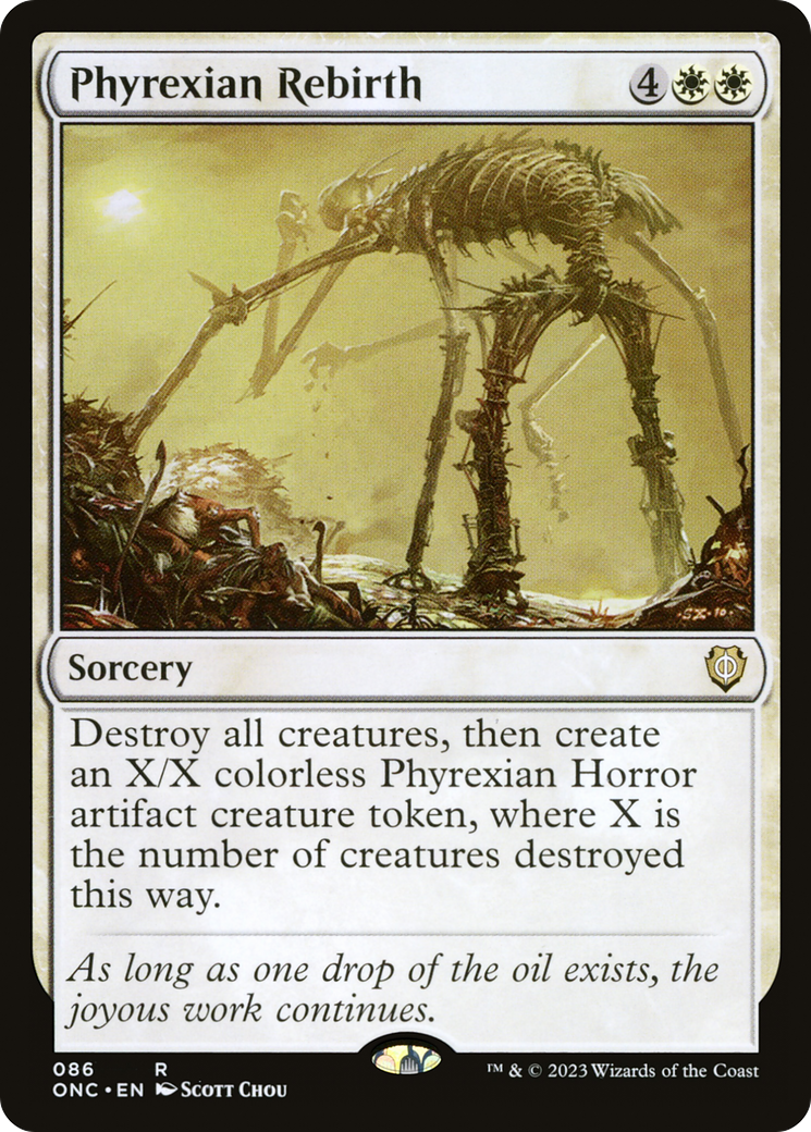 Phyrexian Rebirth [Phyrexia: All Will Be One Commander] | Clutch Gaming