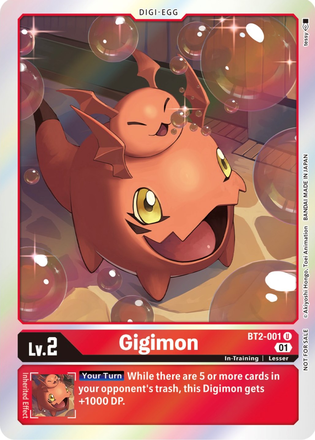 Gigimon [BT2-001] (ST-11 Special Entry Pack) [Release Special Booster Promos] | Clutch Gaming