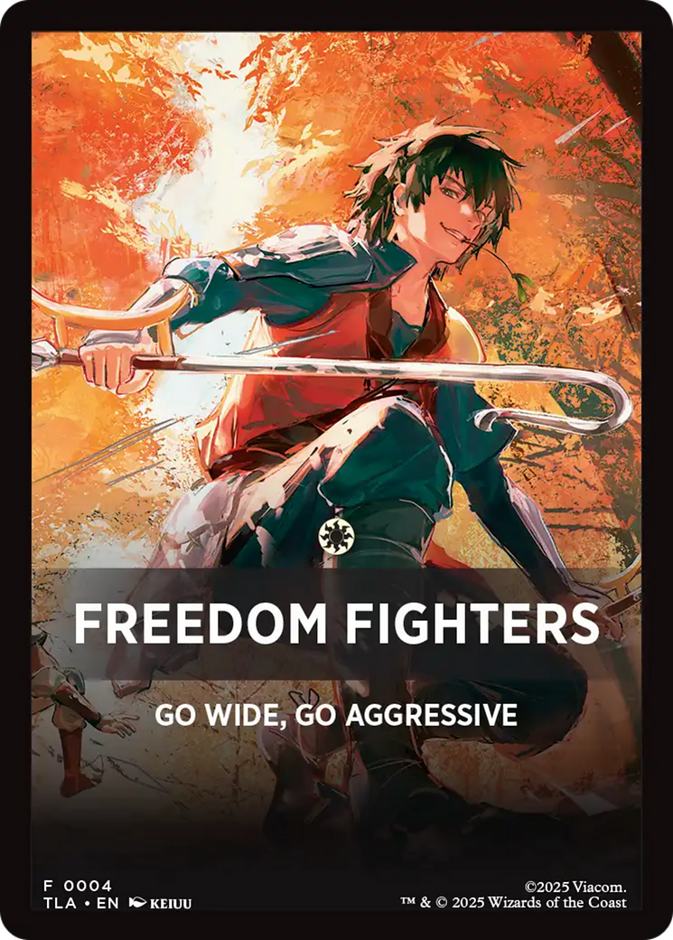 Freedom Fighters Theme Card [Avatar: The Last Airbender Tokens] | Clutch Gaming