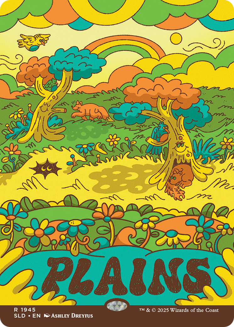Plains (1945) (Rainbow Foil) [Secret Lair Drop Series] | Clutch Gaming