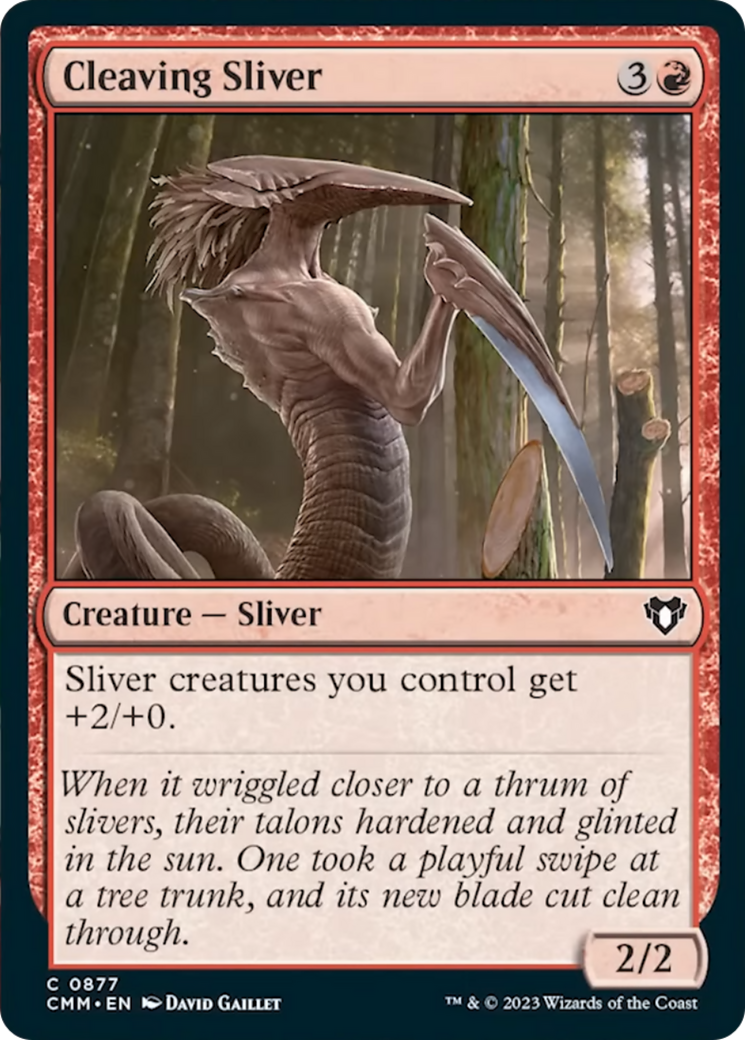 Cleaving Sliver [Commander Masters] | Clutch Gaming