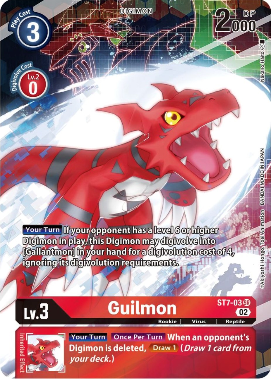 Guilmon [ST7-03] (Alternate Art) [Starter Deck: Beelzemon Advanced Deck Set] | Clutch Gaming