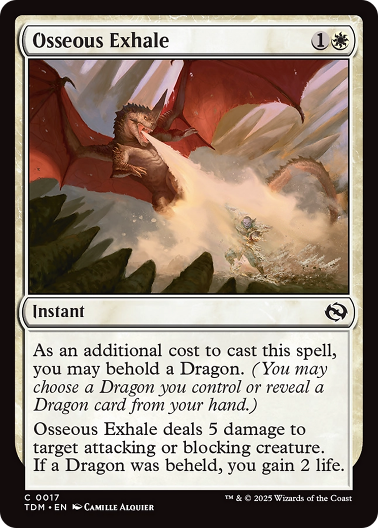 Osseous Exhale [Tarkir: Dragonstorm] | Clutch Gaming