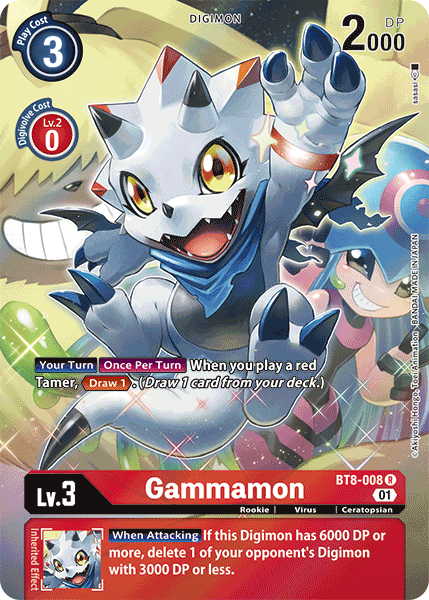 Gammamon [BT8-008] (Alternate Art) [New Awakening] | Clutch Gaming