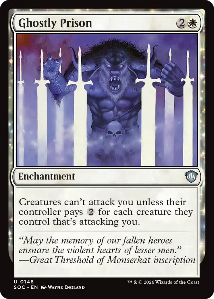 Ghostly Prison [Secrets of Strixhaven Commander] | Clutch Gaming