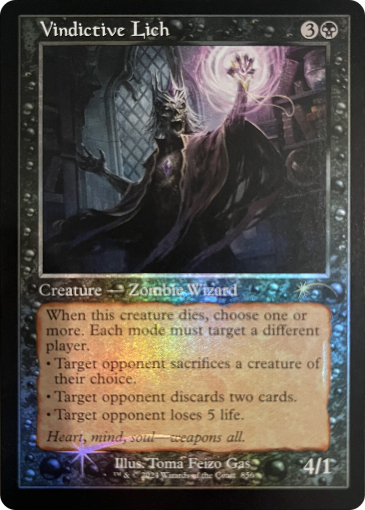 Vindictive Lich (Retro Frame) [Secret Lair Drop Series] | Clutch Gaming