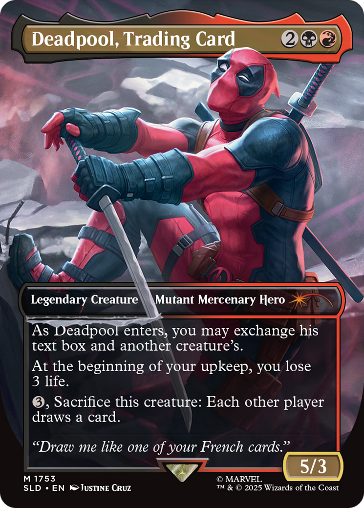Deadpool, Trading Card [Secret Lair Drop Series] | Clutch Gaming