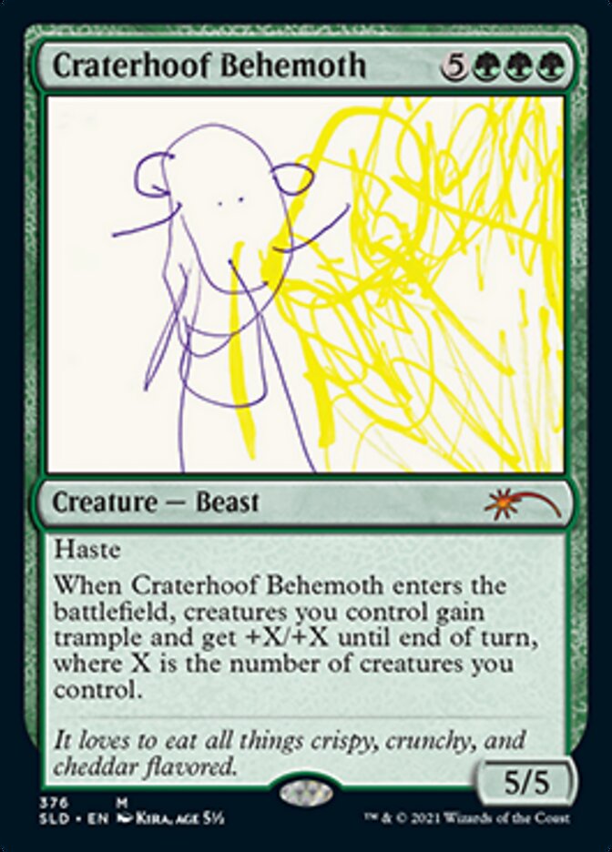 Craterhoof Behemoth (376) [Secret Lair Drop Series] | Clutch Gaming