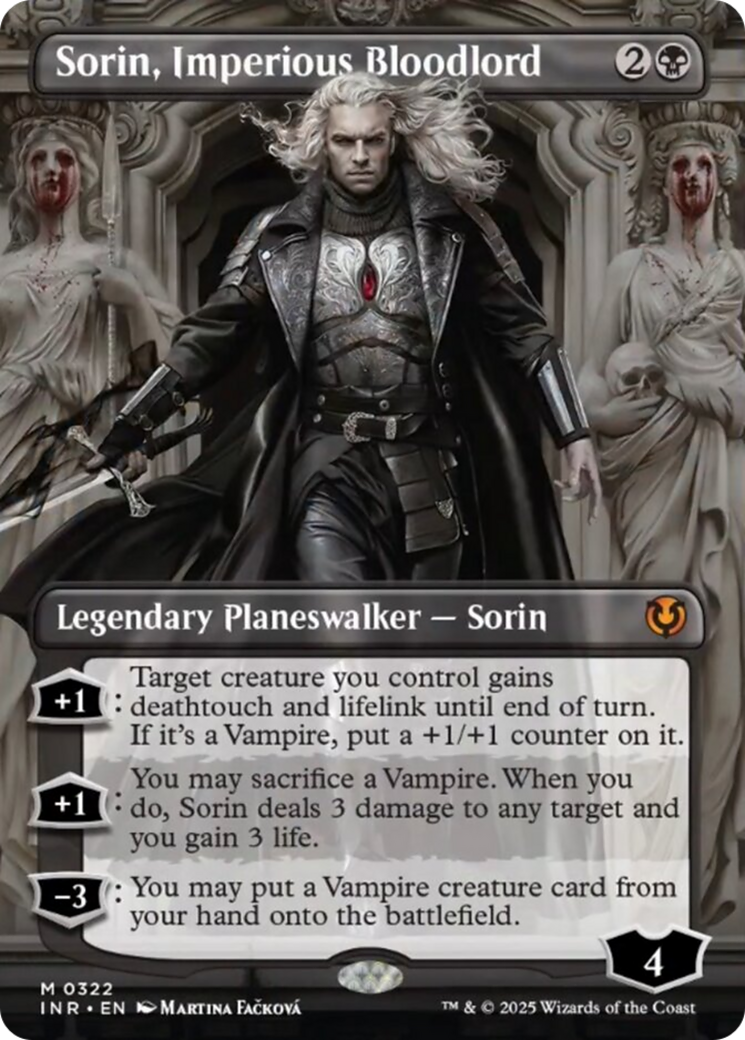 Sorin, Imperious Bloodlord (Borderless) [Innistrad Remastered] | Clutch Gaming