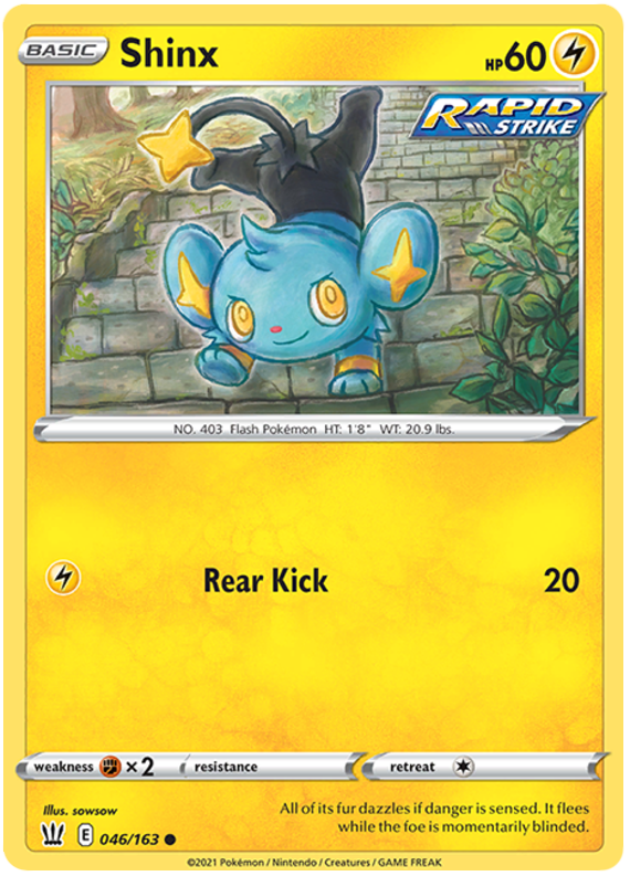 Shinx (046/163) [Sword & Shield: Battle Styles] | Clutch Gaming