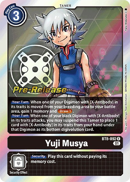 Yuji Musya [BT8-092] [New Awakening Pre-Release Cards] | Clutch Gaming