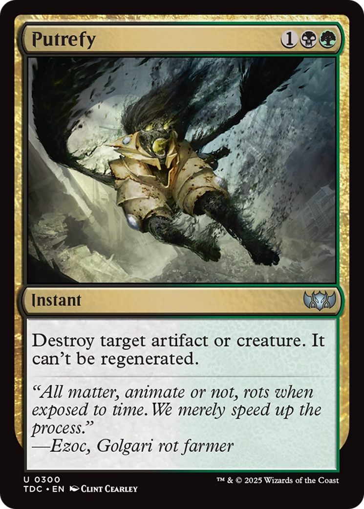 Putrefy [Tarkir: Dragonstorm Commander] | Clutch Gaming