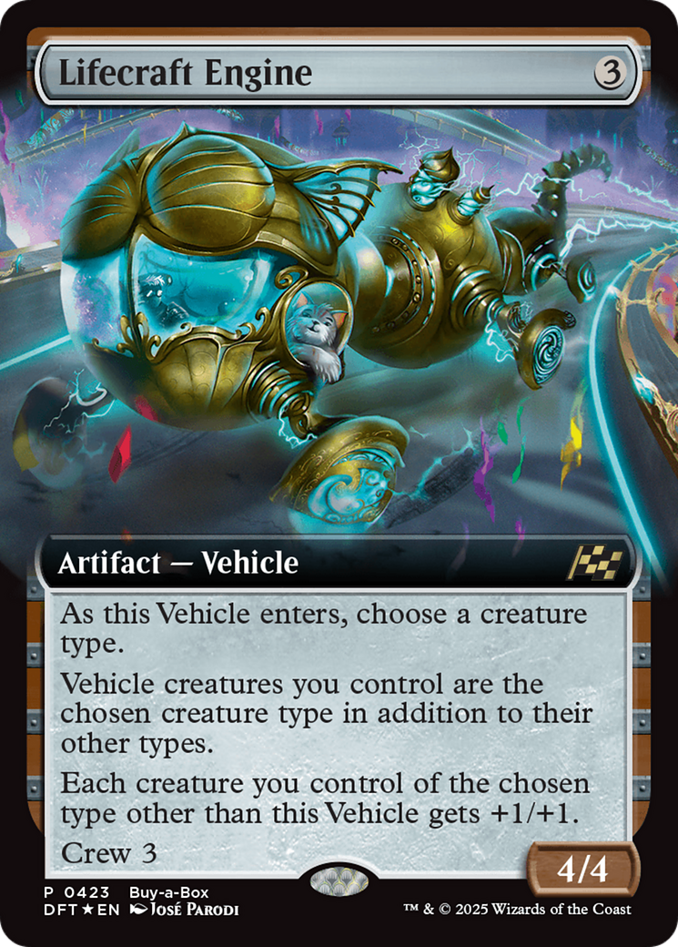 Lifecraft Engine (Extended Art) (Buy-A-Box) [Aetherdrift Promos] | Clutch Gaming