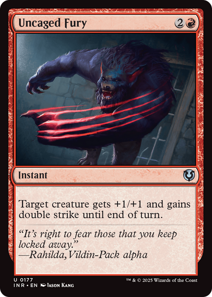 Uncaged Fury [Innistrad Remastered] | Clutch Gaming