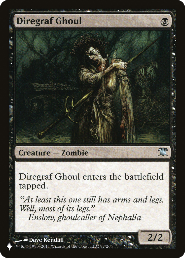 Diregraf Ghoul [The List Reprints] | Clutch Gaming