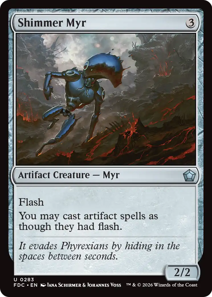 Shimmer Myr [Foundations Commander] | Clutch Gaming