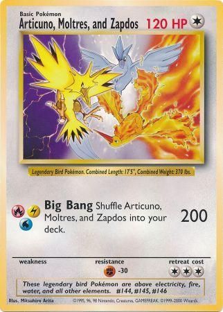 Articuno, Moltres, and Zapdos (Jumbo Card) [Miscellaneous Cards] | Clutch Gaming