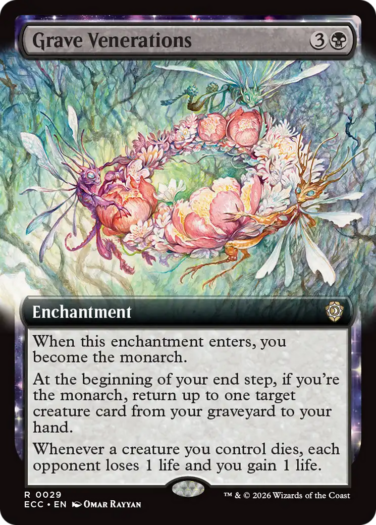 Grave Venerations (Extended Art) [Lorwyn Eclipsed Commander] | Clutch Gaming