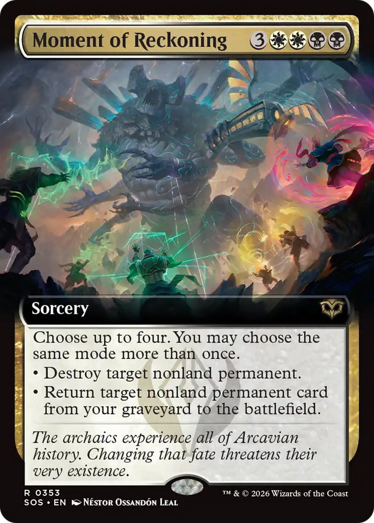Moment of Reckoning (Extended Art) [Secrets of Strixhaven] | Clutch Gaming