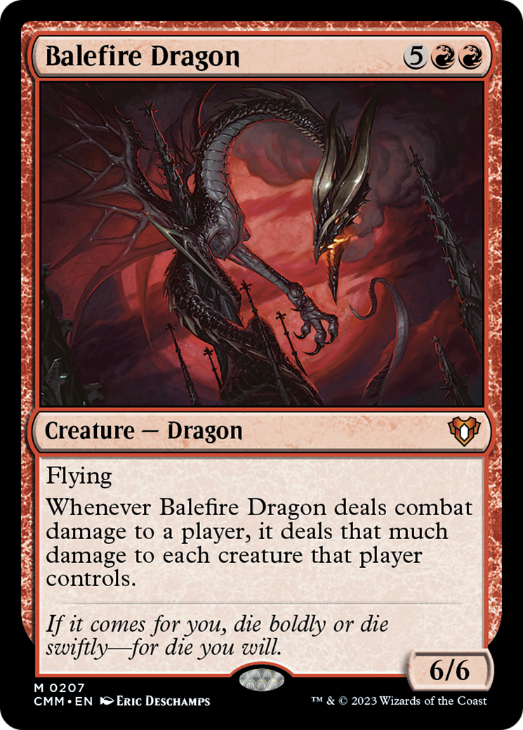 Balefire Dragon [Commander Masters] | Clutch Gaming