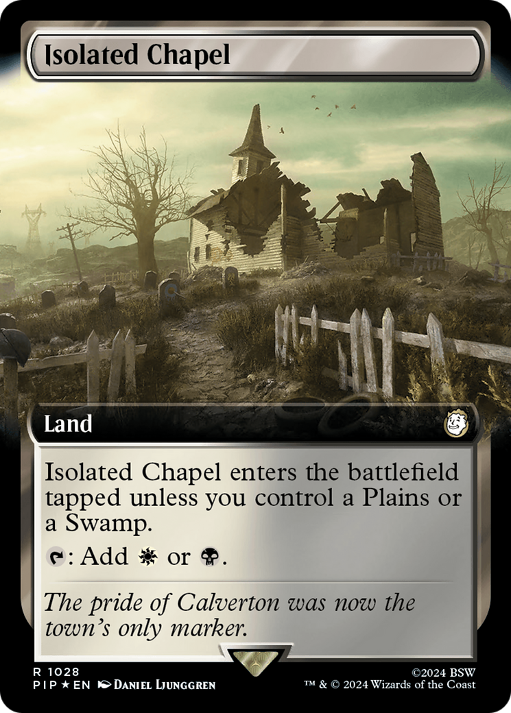 Isolated Chapel (Extended Art) (Surge Foil) [Fallout] | Clutch Gaming