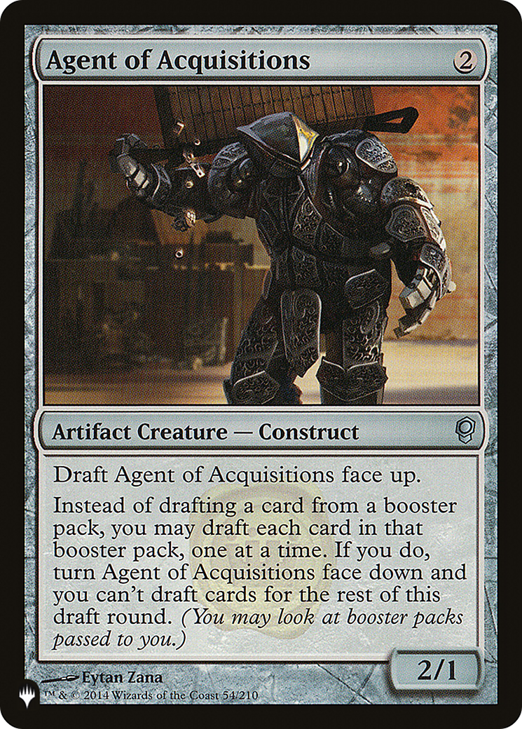 Agent of Acquisitions [The List Reprints] | Clutch Gaming