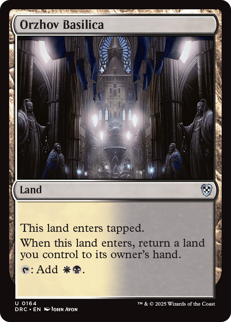 Orzhov Basilica [Aetherdrift Commander] | Clutch Gaming