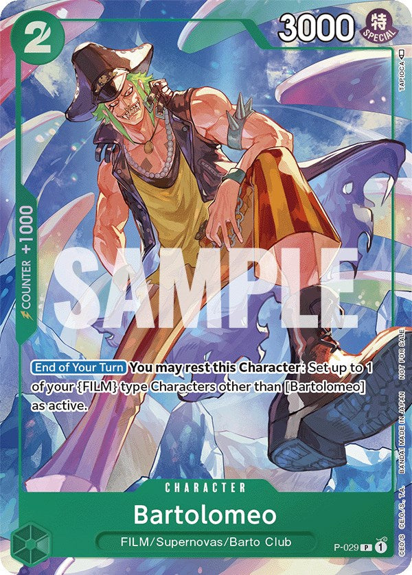 Bartolomeo (Event Pack Vol. 1) [One Piece Promotion Cards] | Clutch Gaming