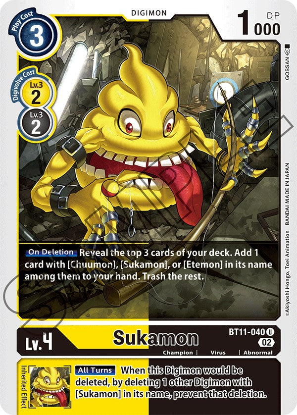 Sukamon [BT11-040] [Dimensional Phase] | Clutch Gaming