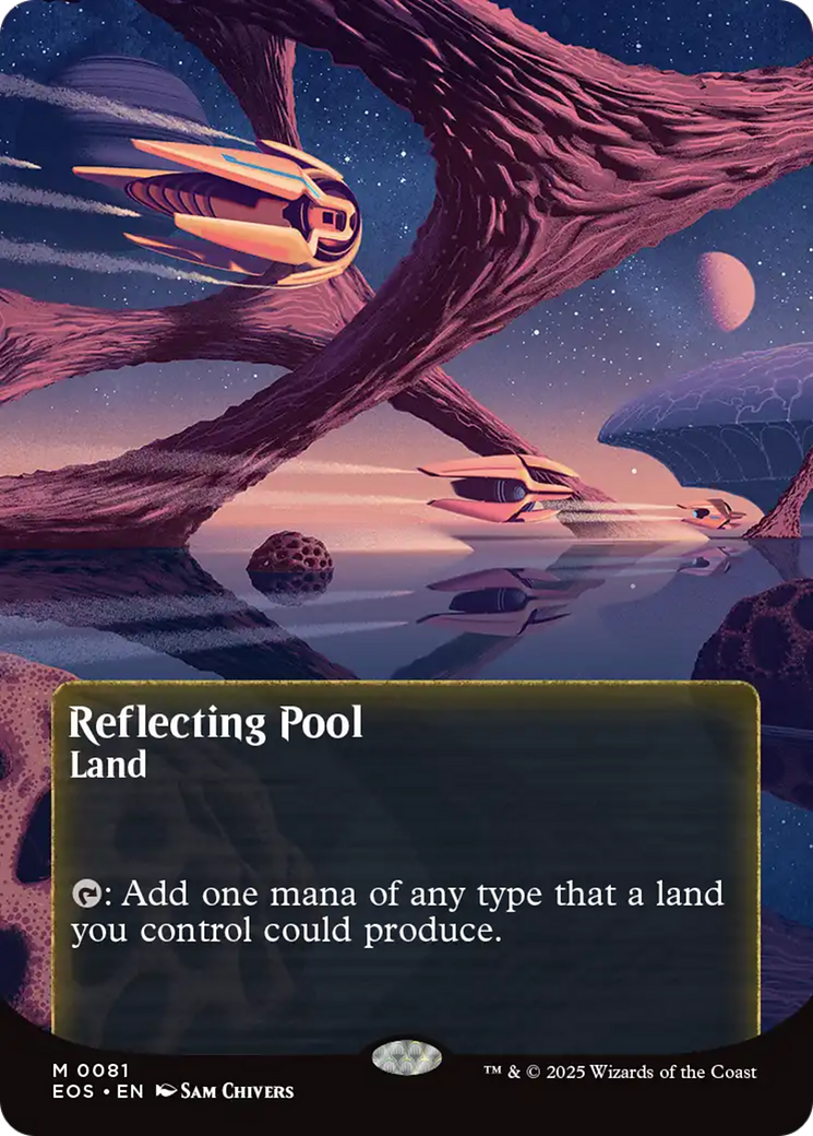 Reflecting Pool (0081) (Borderless) [Edge of Eternities: Stellar Sights] | Clutch Gaming