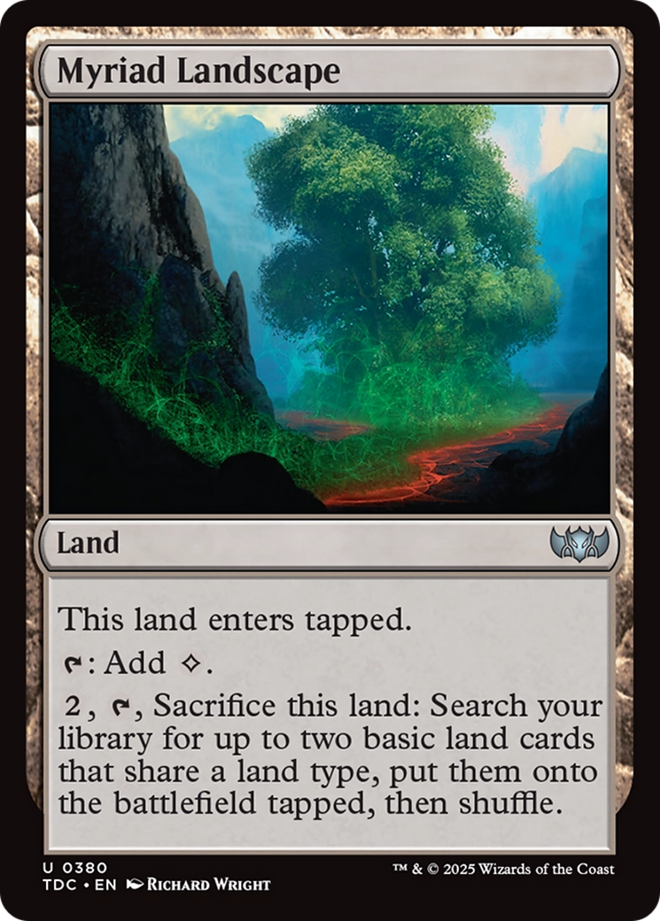 Myriad Landscape [Tarkir: Dragonstorm Commander] | Clutch Gaming