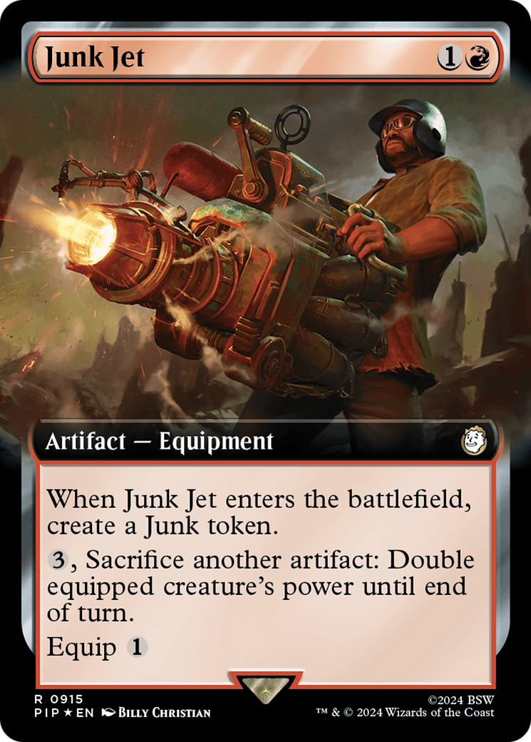 Junk Jet (Extended Art) (Surge Foil) [Fallout] | Clutch Gaming