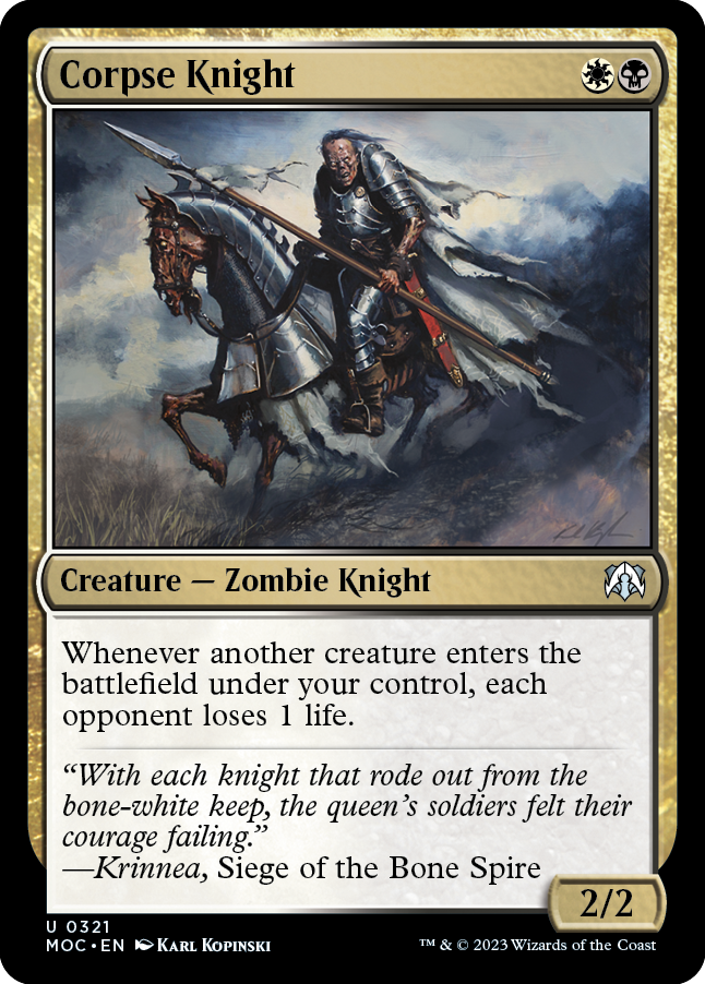 Corpse Knight [March of the Machine Commander] | Clutch Gaming