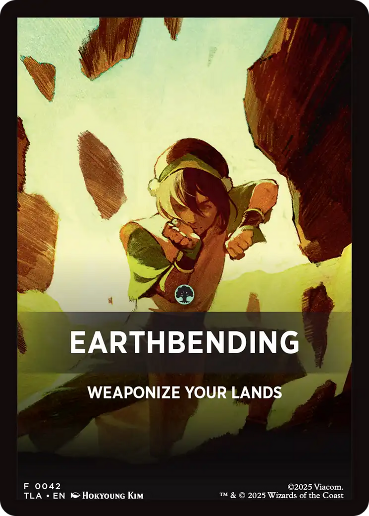 Earthbending Theme Card (0042) [Avatar: The Last Airbender Tokens] | Clutch Gaming