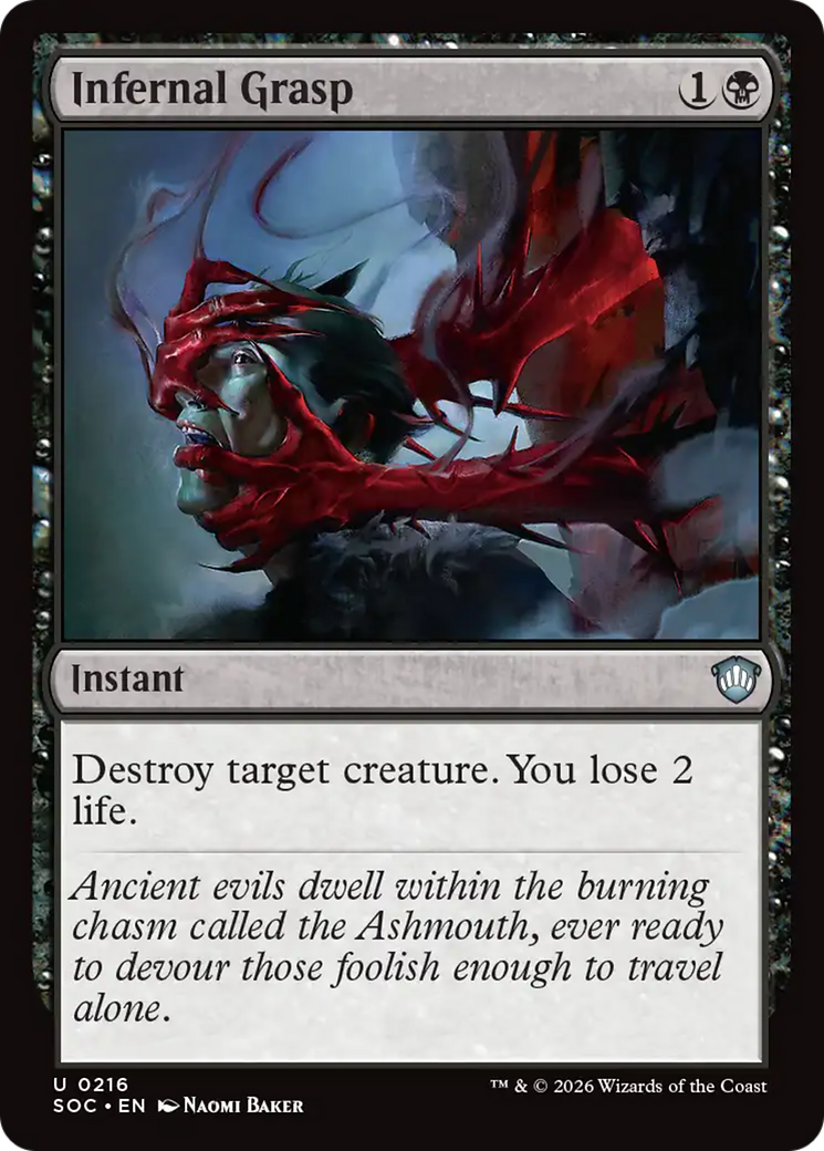 Infernal Grasp [Secrets of Strixhaven Commander] | Clutch Gaming