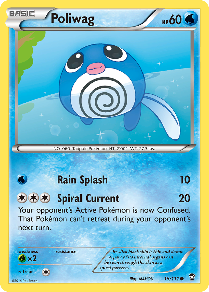 Poliwag (15/111) [XY: Furious Fists] | Clutch Gaming