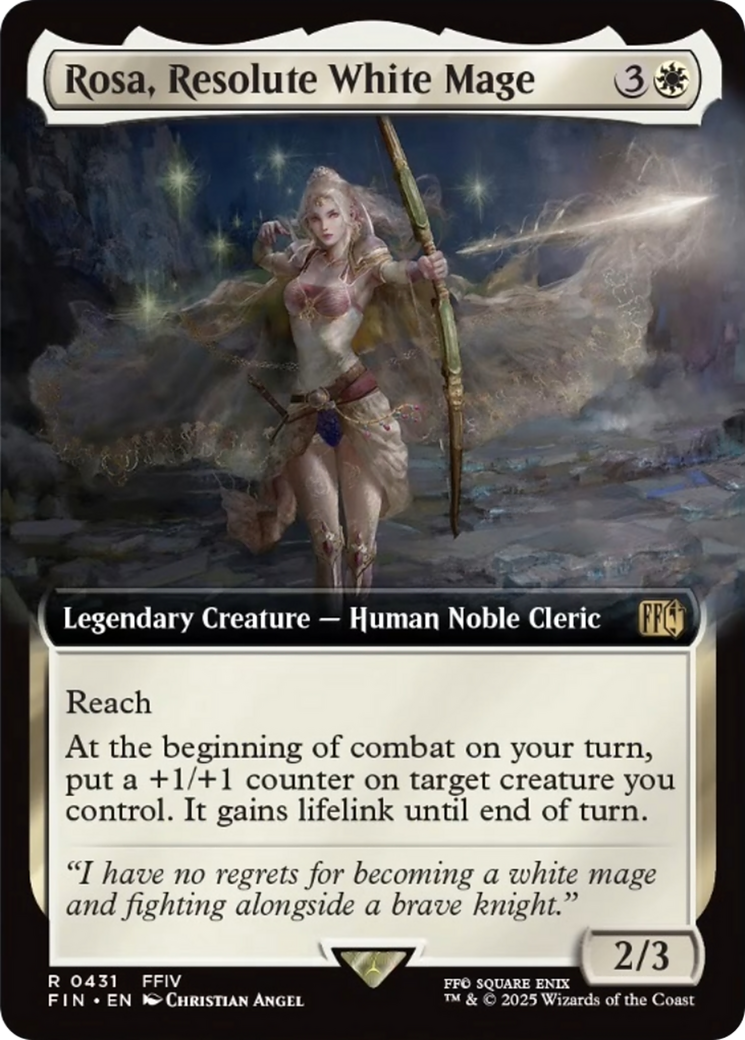 Rosa, Resolute White Mage (Extended Art) [FINAL FANTASY] | Clutch Gaming