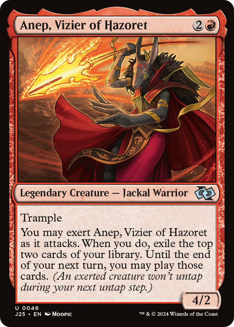 Anep, Vizier of Hazoret (Anime) [Foundations Jumpstart] | Clutch Gaming