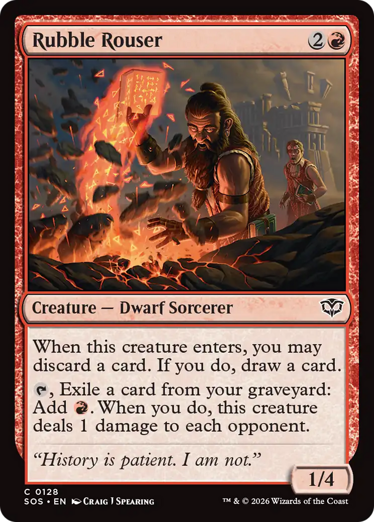 Rubble Rouser [Secrets of Strixhaven] | Clutch Gaming