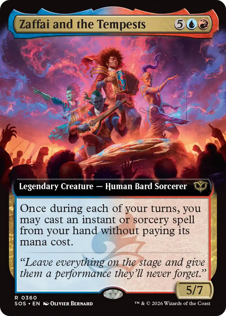 Zaffai and the Tempests (Extended Art) [Secrets of Strixhaven] | Clutch Gaming