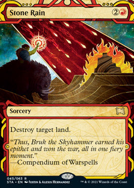 Stone Rain (Foil Etched) [Strixhaven: Mystical Archive] | Clutch Gaming