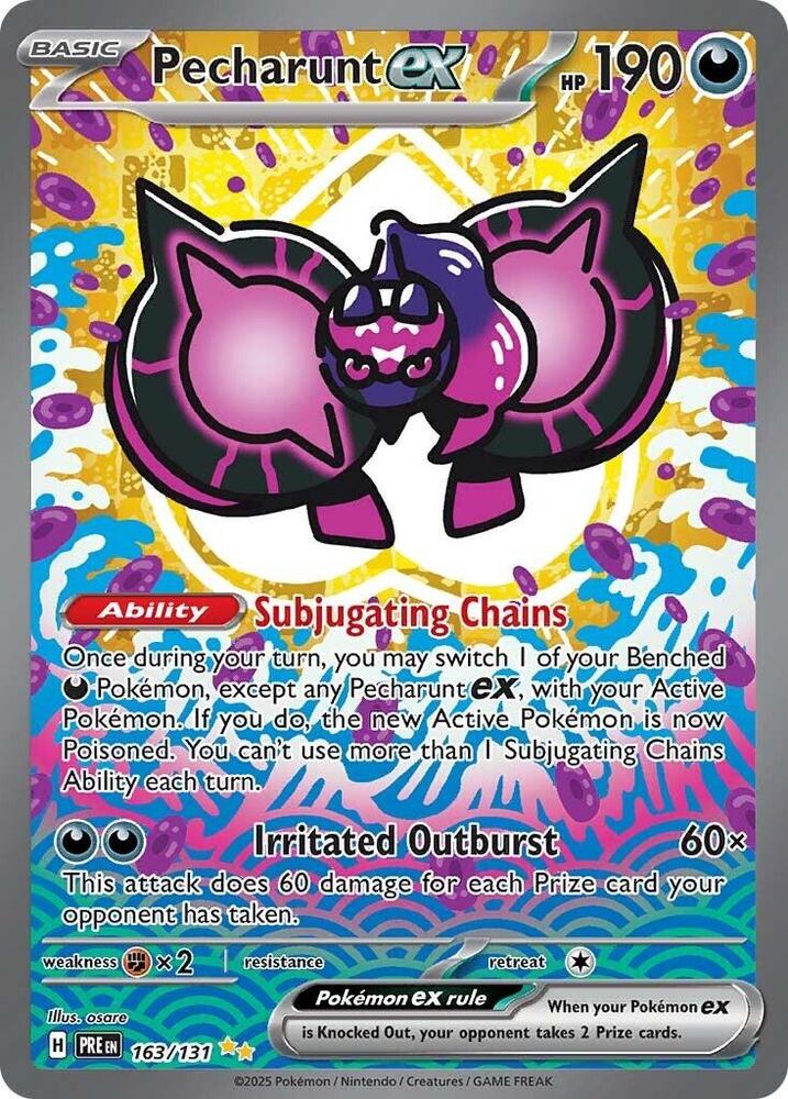 Pecharunt ex (163/131) [Scarlet & Violet: Prismatic Evolutions] | Clutch Gaming