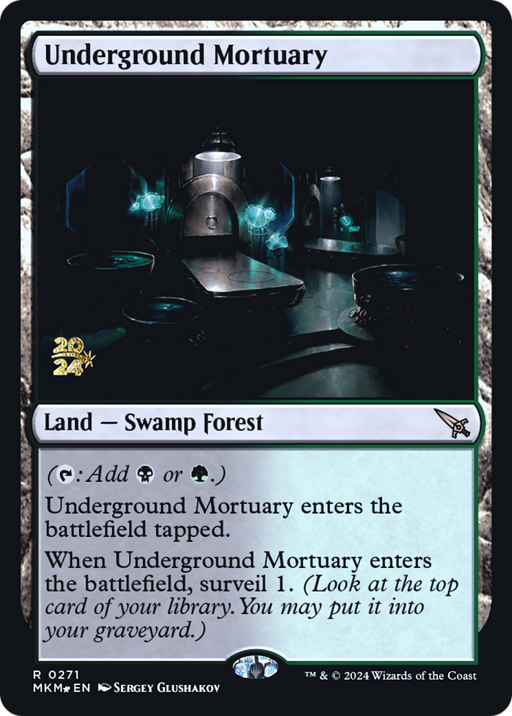 Underground Mortuary [Murders at Karlov Manor Prerelease Promos] | Clutch Gaming