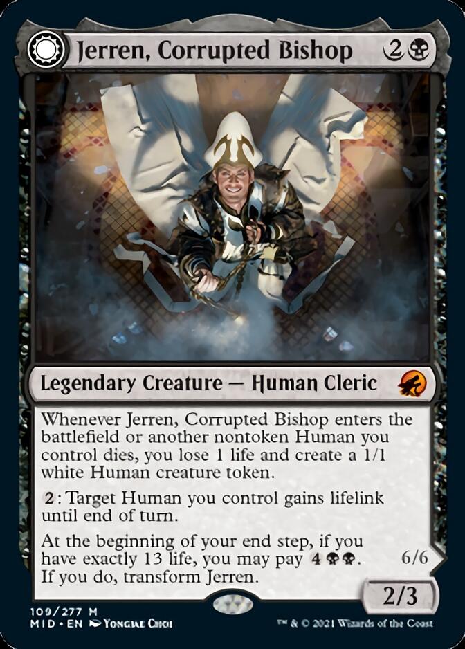 Jerren, Corrupted Bishop // Ormendahl, the Corrupted [Innistrad: Midnight Hunt] | Clutch Gaming
