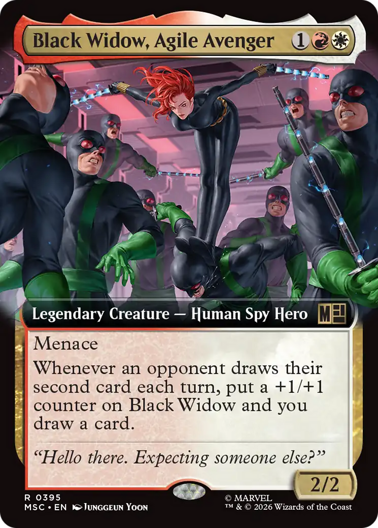 Black Widow, Agile Avenger (Extended Art) [Marvel Super Heroes Commander] | Clutch Gaming