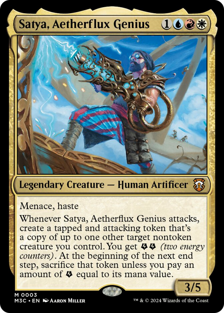 Satya, Aetherflux Genius [Modern Horizons 3 Commander] | Clutch Gaming